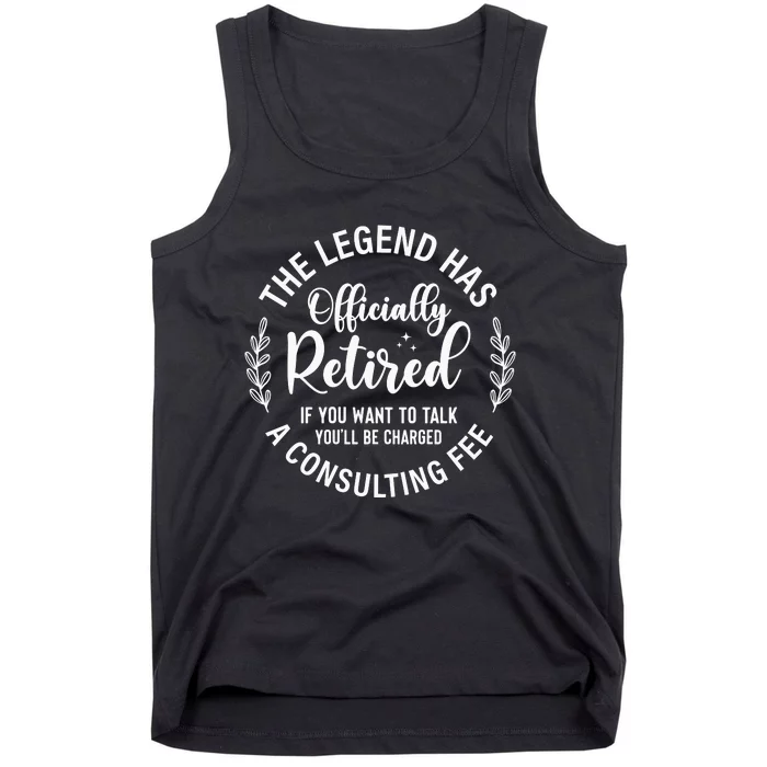 Officially Retired , Retirement Gift Tank Top