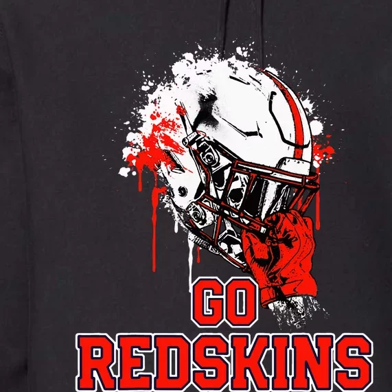 Oneonta Redskins Rising Helmet Go! Premium Hoodie