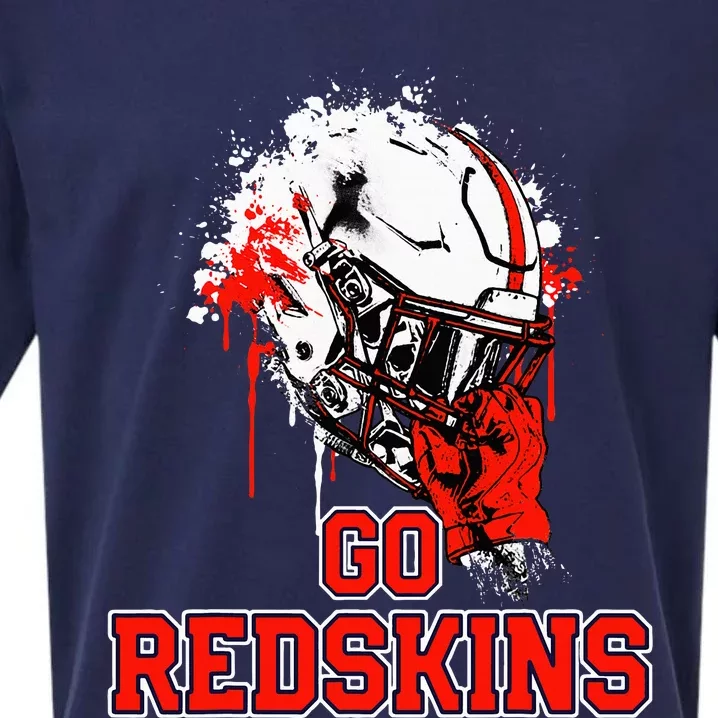 Oneonta Redskins Rising Helmet Go! Sueded Cloud Jersey T-Shirt