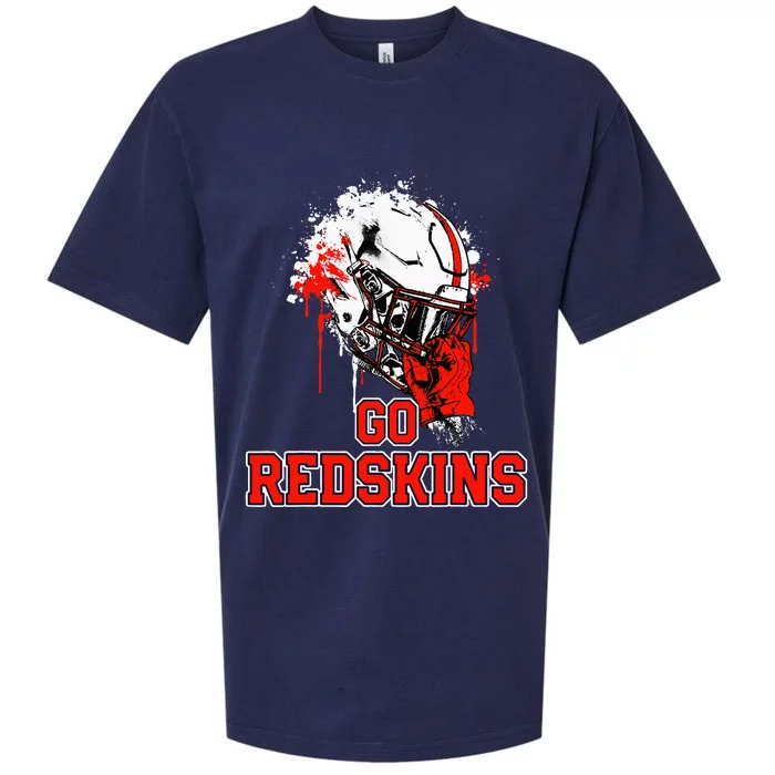 Oneonta Redskins Rising Helmet Go! Sueded Cloud Jersey T-Shirt