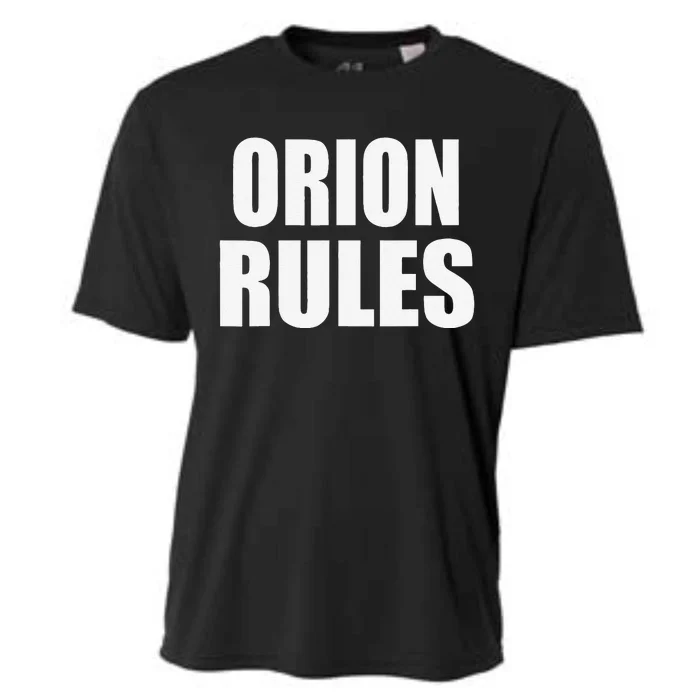 Orion Rules Son Daughter Baby Name Cooling Performance Crew T-Shirt