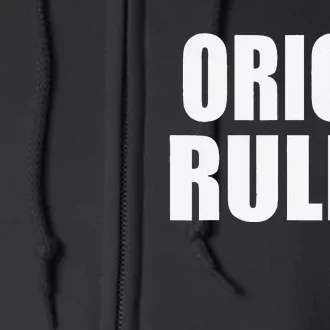 Orion Rules Son Daughter Baby Name Full Zip Hoodie