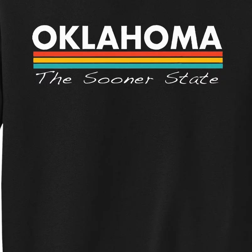 Oklahoma Retro Stripes Classic Sweatshirt