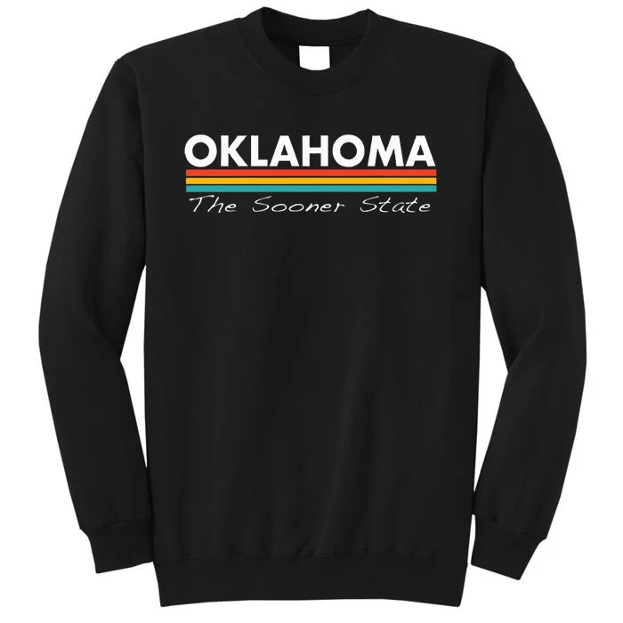 Oklahoma Retro Stripes Classic Sweatshirt