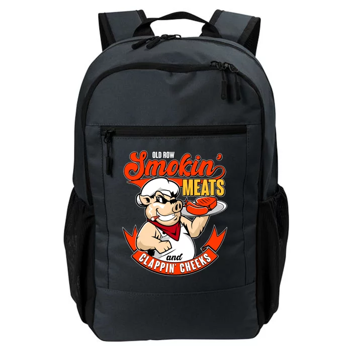 Old Row Smokin Meats And Clappin Cheeks Bbq Daily Commute Backpack