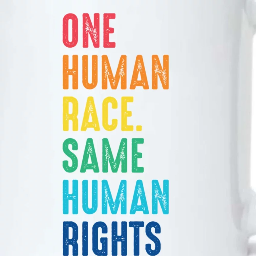 One Race Same Hu Rights Anti Racist Black Pride Gift Black Color Changing Mug