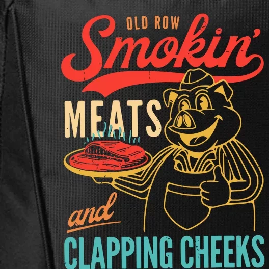 Old Row Smokin Meats And Clapping Cheeks City Backpack