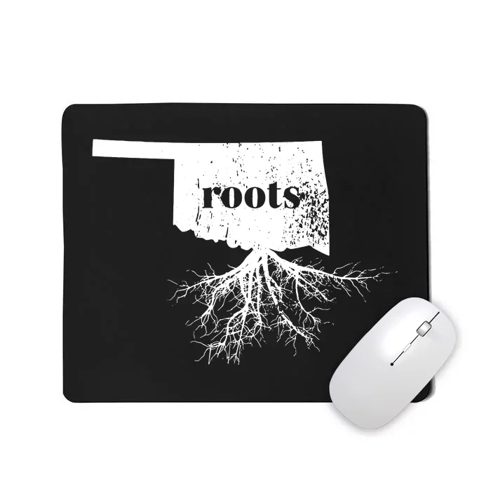 Oklahoma Roots State Map Home Love Gift Mousepad