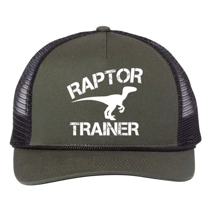 Official Raptor Trainer Gift Retro Rope Trucker Hat Cap