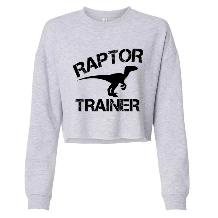 Official Raptor Trainer Gift Cropped Pullover Crew