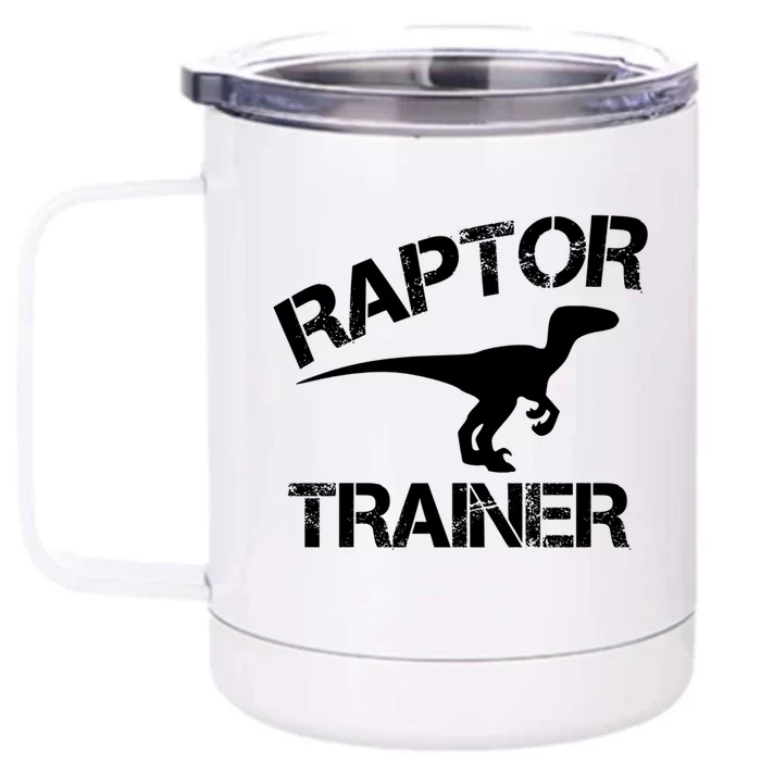 Official Raptor Trainer Gift Front & Back 12oz Stainless Steel Tumbler Cup