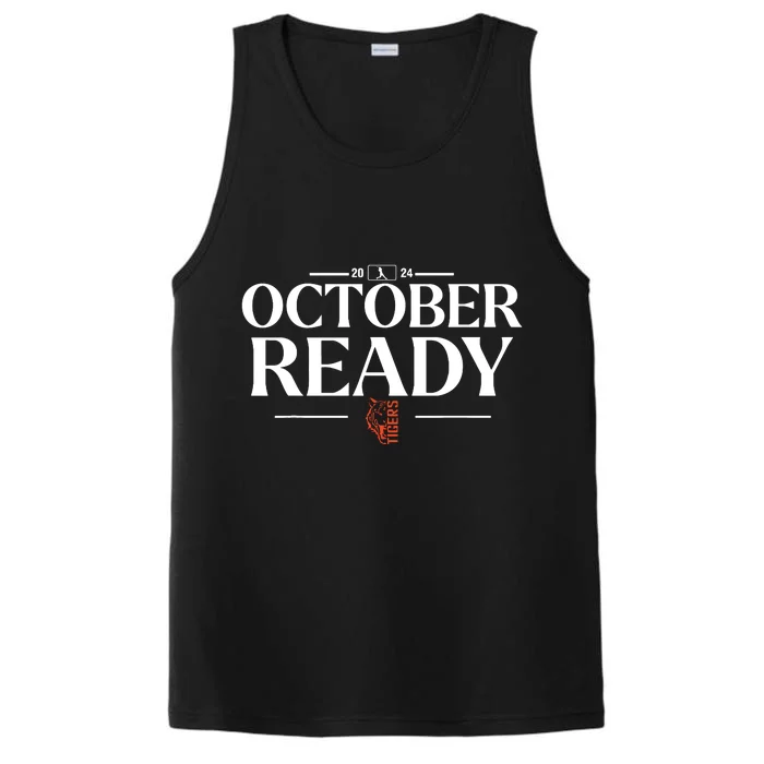 October Ready Tigers Funny For Ready Tiger Performance Tank