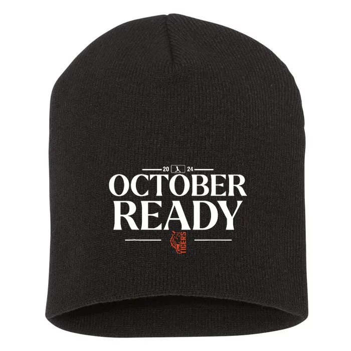 October Ready Tigers Funny For Ready Tiger Short Acrylic Beanie