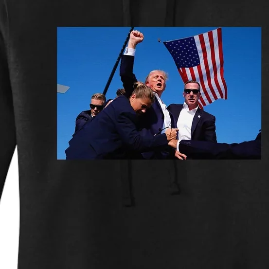 Old Row Trump Trump Rally Donald Trump 2024 Women's Pullover Hoodie