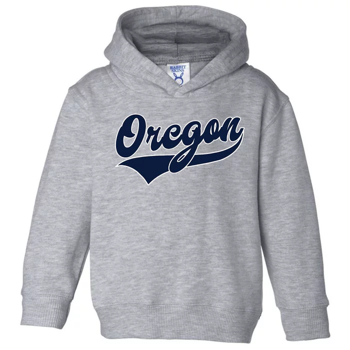 Oregon Retro Throwback Design Classic Toddler Hoodie