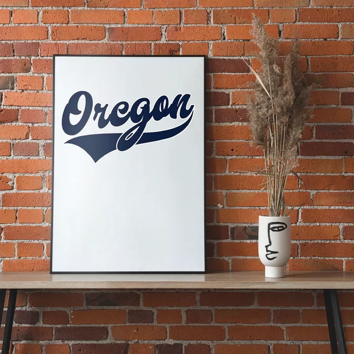 Oregon Retro Throwback Design Classic Poster