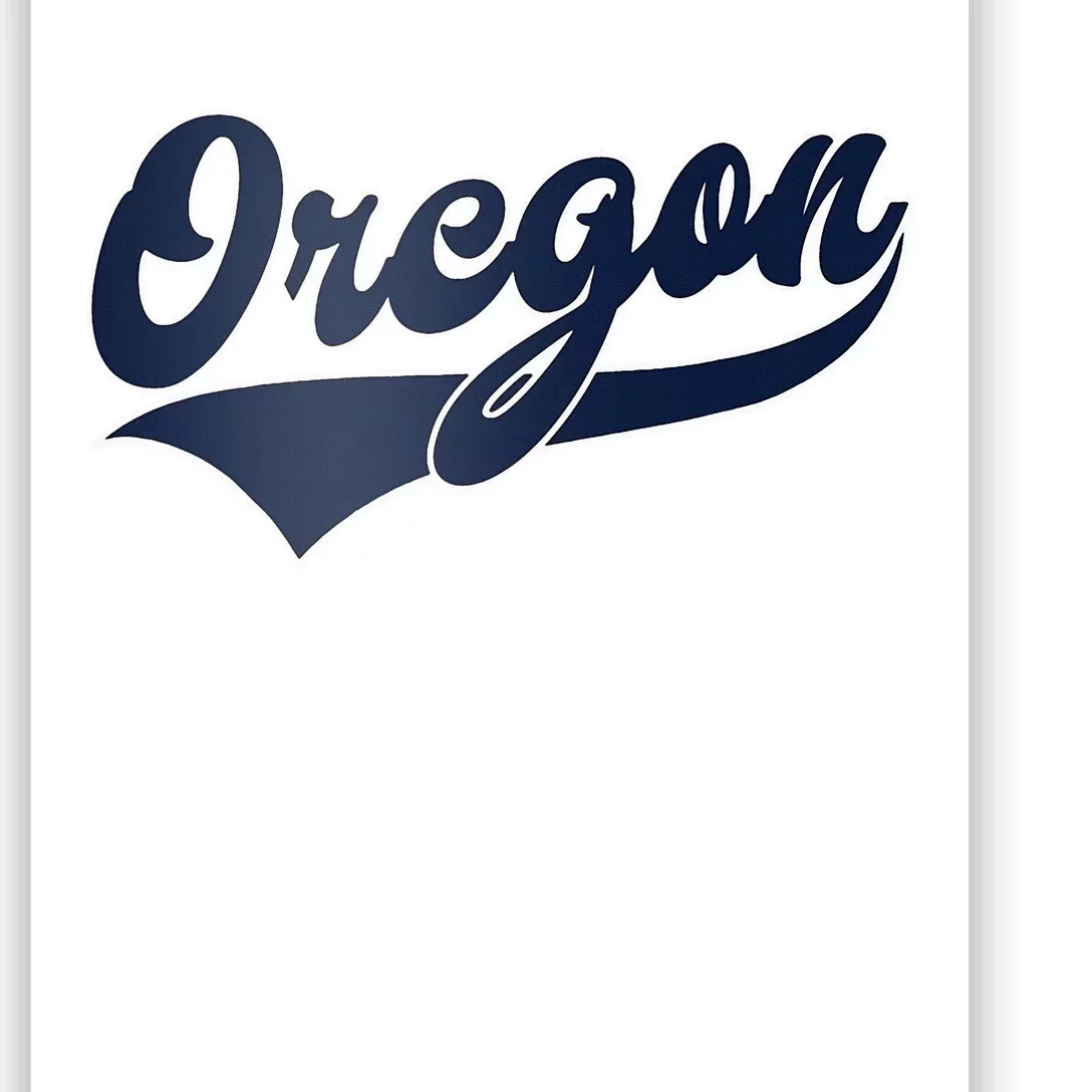 Oregon Retro Throwback Design Classic Poster