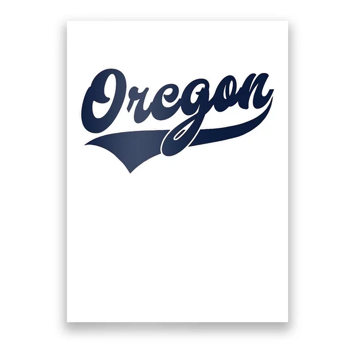 Oregon Retro Throwback Design Classic Poster