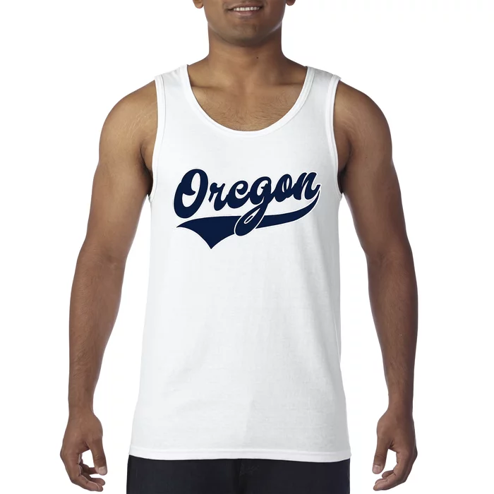 Oregon Retro Throwback Design Classic Tank Top