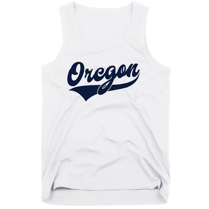 Oregon Retro Throwback Design Classic Tank Top