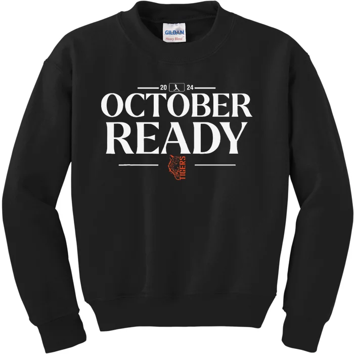 October Ready Tigers Funny For Ready Tiger Kids Sweatshirt