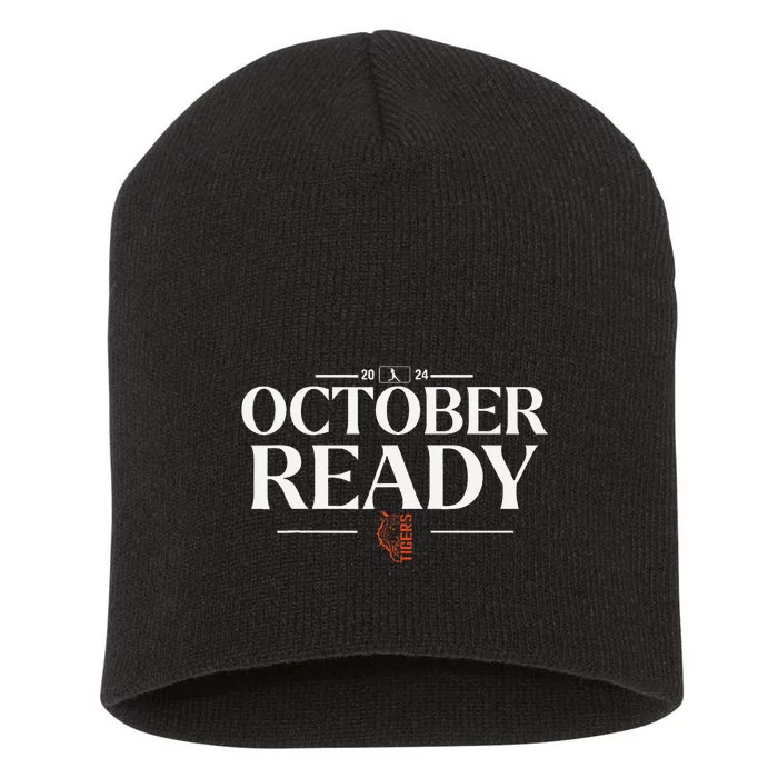 October Ready Tigers Funny For Ready Tiger Short Acrylic Beanie