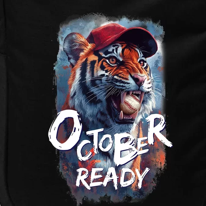 October Ready Tiger Baseball Sports Playoffs Impact Tech Backpack