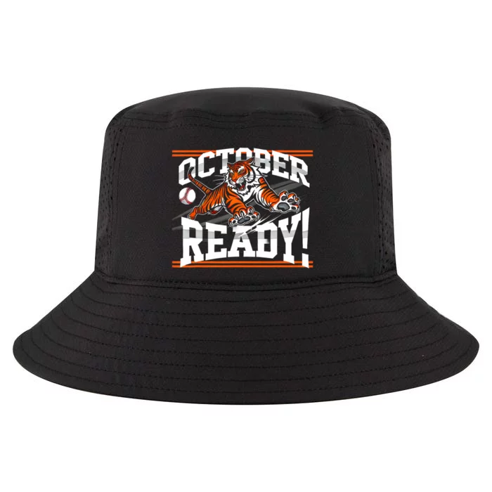 October Ready Tiger Baseball Fan Apparel Cool Comfort Performance Bucket Hat