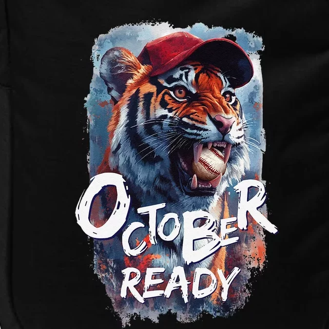 October Ready Tiger Baseball Sports Playoffs Impact Tech Backpack