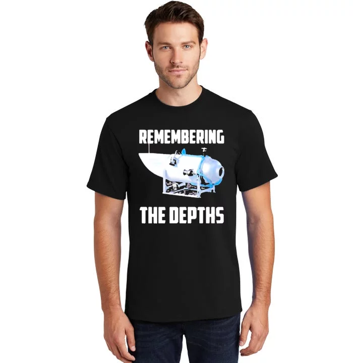 Oceangate Remembering The Depths Tall T-Shirt