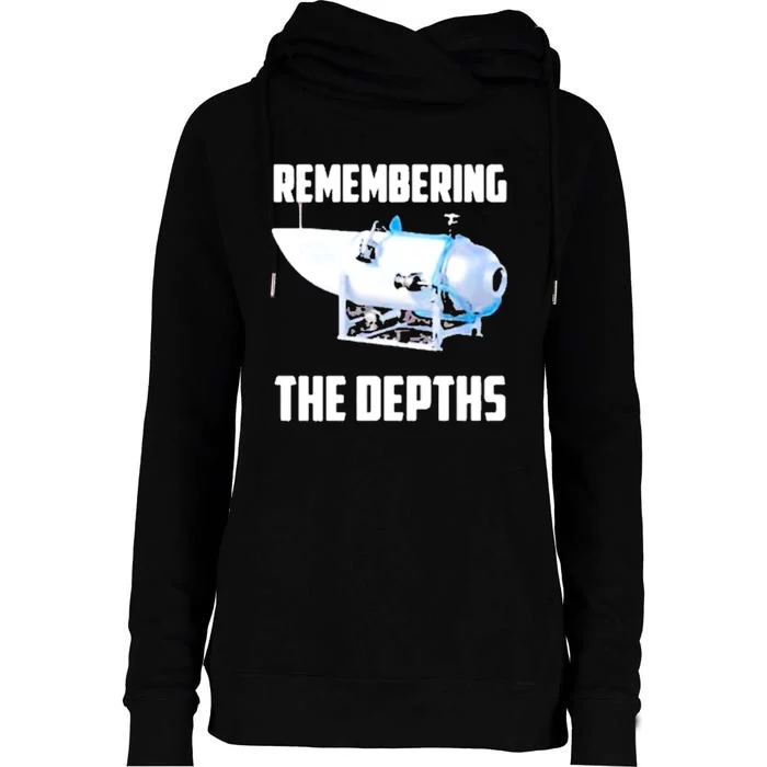 Oceangate Remembering The Depths Womens Funnel Neck Pullover Hood