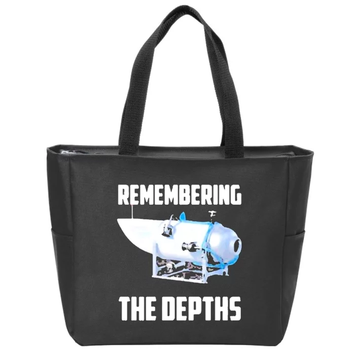 Oceangate Remembering The Depths Zip Tote Bag