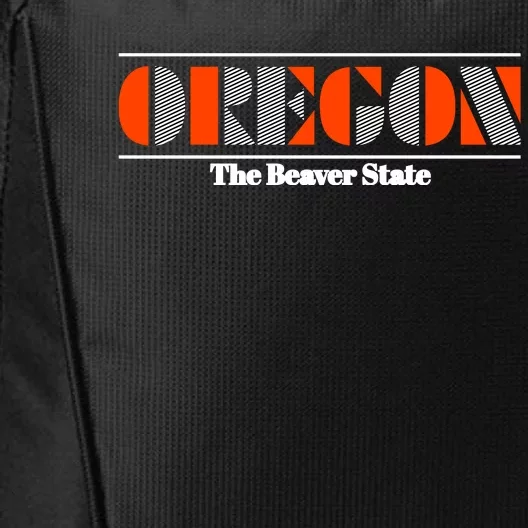 Oregon Retro The Beaver State Logo City Backpack