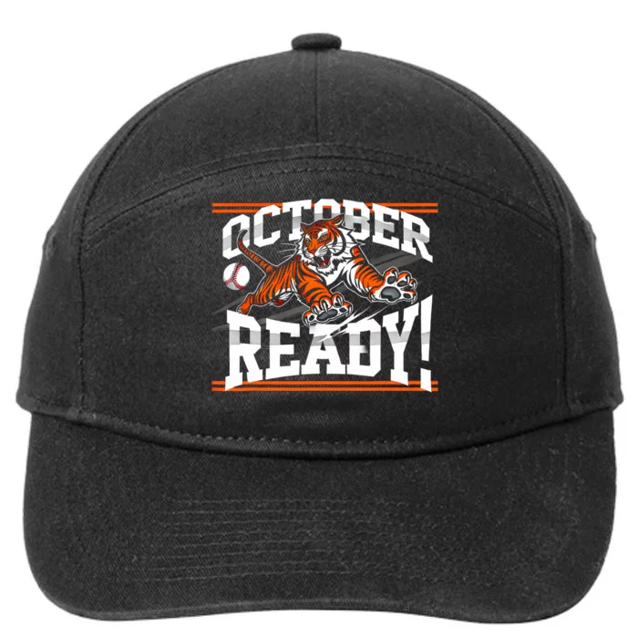 October Ready Tiger Baseball Fan Apparel 7-Panel Snapback Hat