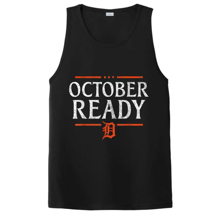 October Ready Tiger Baseball Gifts For M.E.N W.O.M.E.N Performance Tank