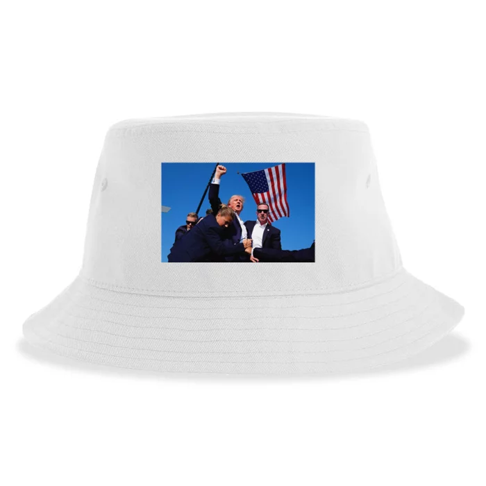 Old Row Trump Trump Rally Donald Trump 2024 Sustainable Bucket Hat