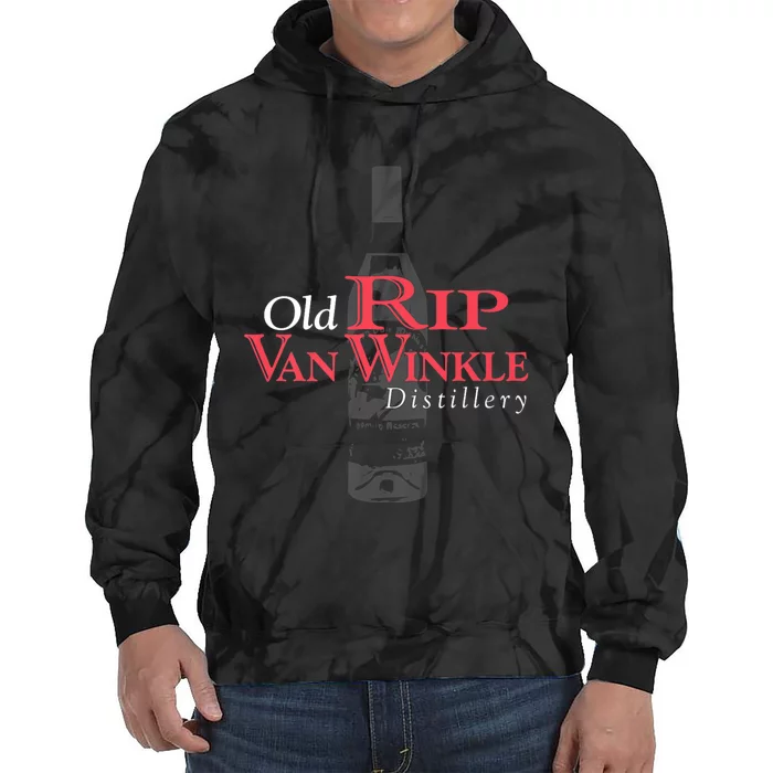 Old Rip Van Winkle Distillery Pappy Bourbon Whiskey Trail Tie Dye Hoodie