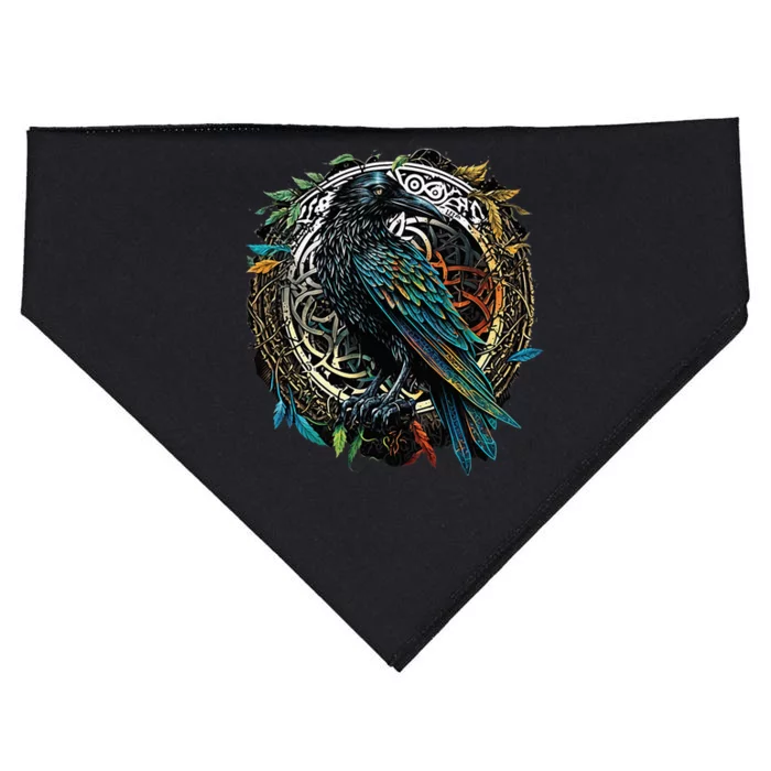 Odins Raven Viking Midgard Thor Walhalla USA-Made Doggie Bandana