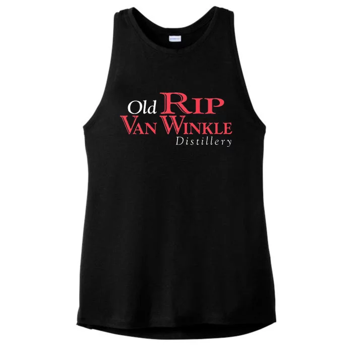 Old Rip Van Winkle Distillery Pappy Bourbon Whiskey Trail Ladies Tri-Blend Wicking Tank