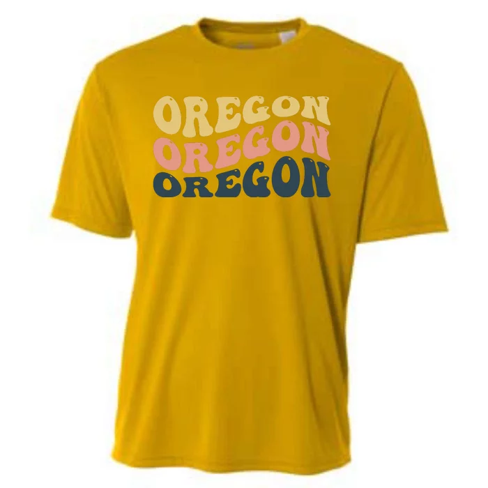 Oregon Retro Waves Cooling Performance Crew T-Shirt