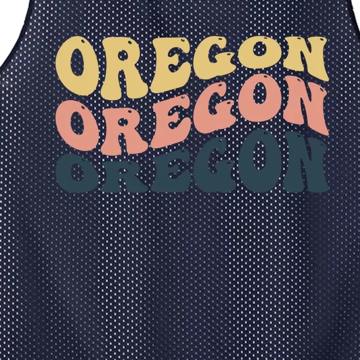 Oregon Retro Waves Mesh Reversible Basketball Jersey Tank