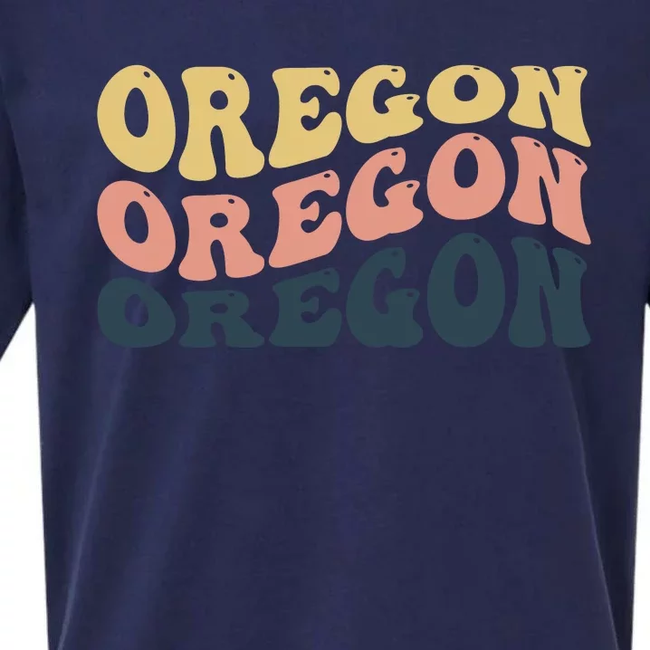 Oregon Retro Waves Sueded Cloud Jersey T-Shirt