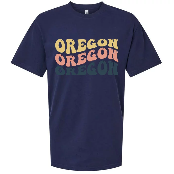 Oregon Retro Waves Sueded Cloud Jersey T-Shirt