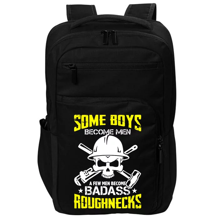 Oil Rig Worker Badass Roughneck Oilfield Worker Driller Impact Tech Backpack