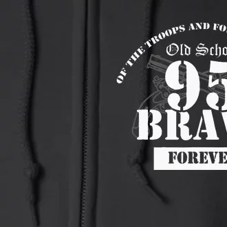 Old School 95 Bravo Military Police Full Zip Hoodie