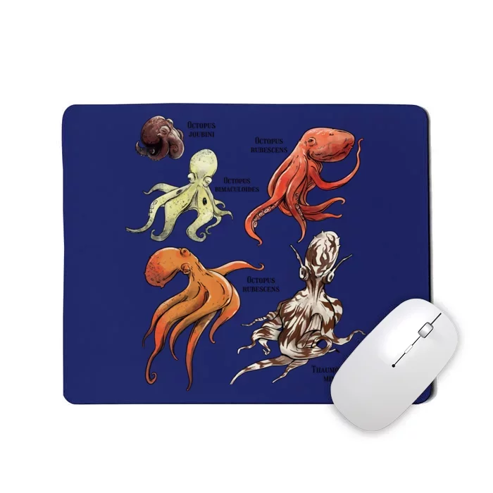 Octopus Sea Animals Species Mousepad