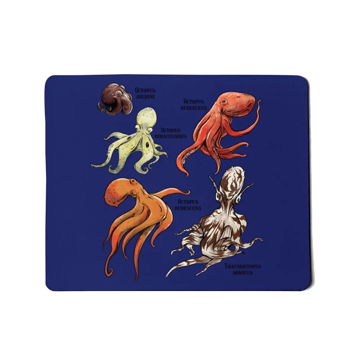 Octopus Sea Animals Species Mousepad