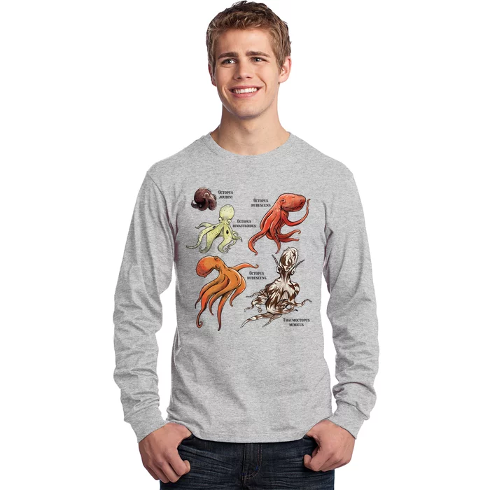 Octopus Sea Animals Species Long Sleeve Shirt