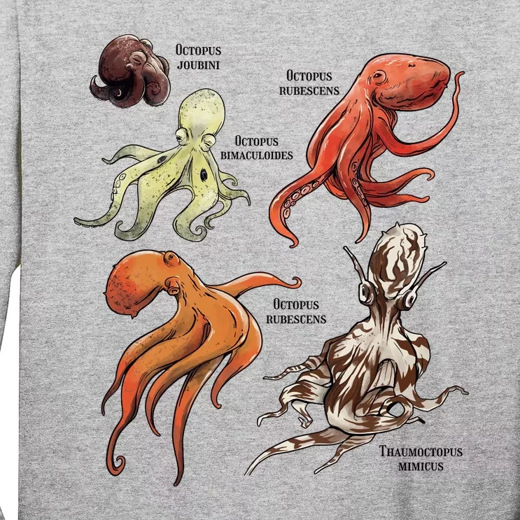 Octopus Sea Animals Species Long Sleeve Shirt