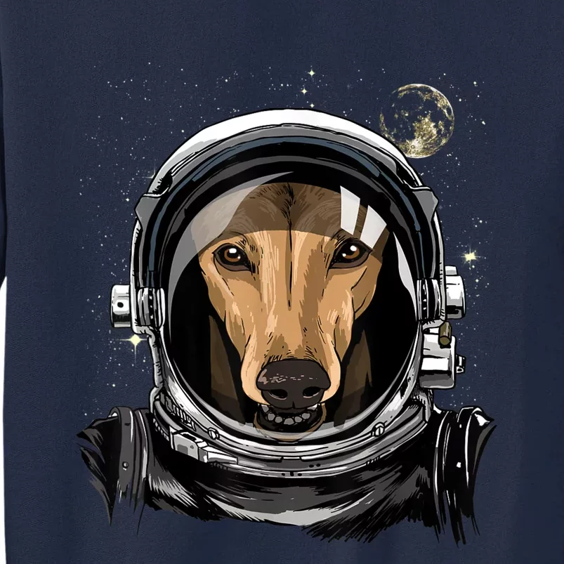 Outer Space Astronaut Italian Greyhound Dog Lover Astronomy Tall Sweatshirt